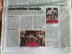 Marlou Peruzzolo - Recital Novi Newspaper - 1